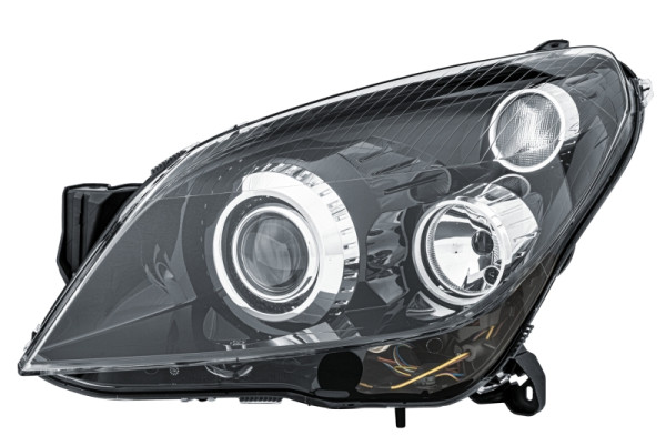 HELLA Bi-Xenon/Halogen-Hauptscheinwerfer, für u.a. Opel Astra H (A04), ECE/CCC, für Rechtsverkehr, links, 1ZS 008 710-311