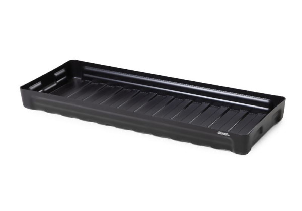 DENIOS Kleingebindewanne aus Polyethylen (PE), 20 Liter Auffangvolumen, 995 x 395 x 90 mm, 328347