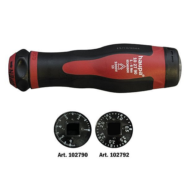 Haupa VDE Torque Drehmomentgriff 1-6 Nm, 102790, 4011923568023