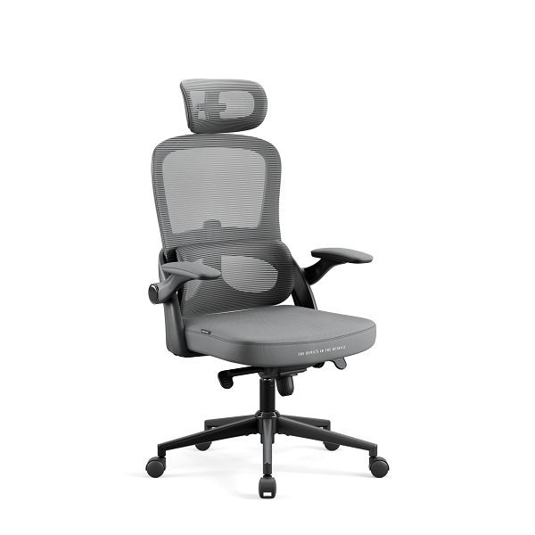 Diablo Chairs Ergonomischer Bürostuhl Diablo V-Light, grau, 1607