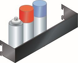 LISTA Spraydosenhalter (BxTxH) 380x74x70mm, 81.083.000