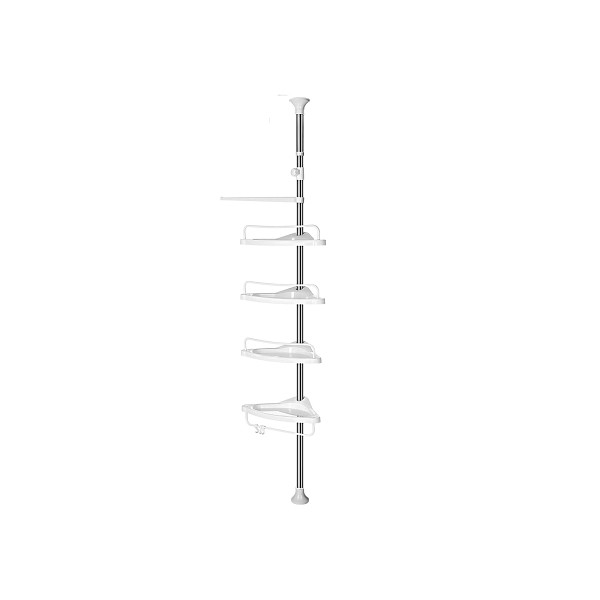 SONGMICS Eckbracket, Weiß, 33,5x21x300 cm, BCB006W101