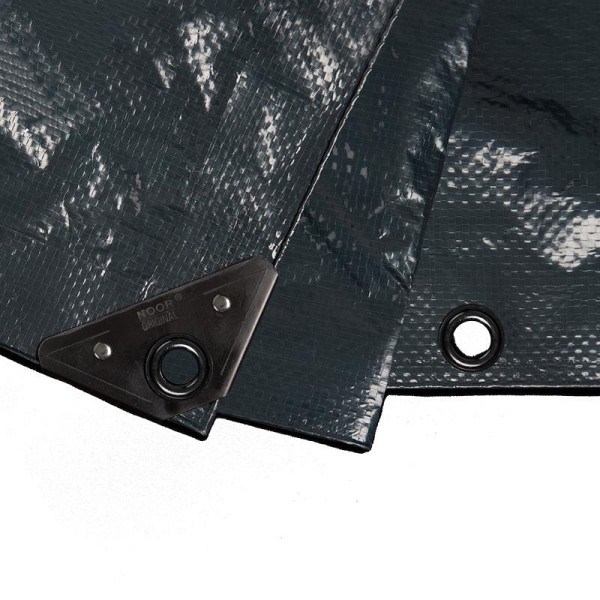 NOOR Abdeckplane Profi 140g/m² Gewebeplane, Größe 5 x 8m Farbe: anthrazit, 0420508PXXAN