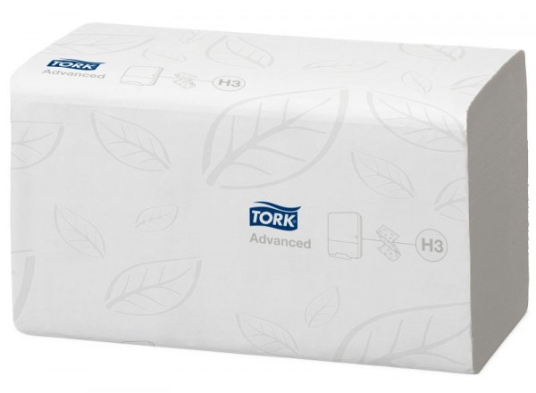 Tork ZZ-Handtuch 2-lagig H3, weich 24,8x23cm VE: 15x250 Tücher, 2088513