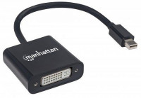 Vorschau: MANHATTAN Aktiver Mini-DisplayPort auf DVI-I-Adapter, 152549 Vorschau: MANHATTAN Aktiver Mini-DisplayPort auf DVI-I-Adapter, 152549