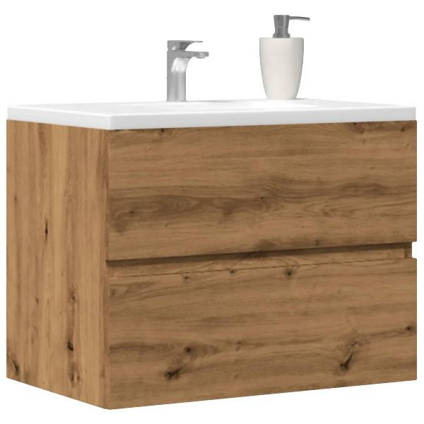 vidaXL Badschrank Artisan-Eiche 60x38,5x45 cm Holzwerkstoff, 856244