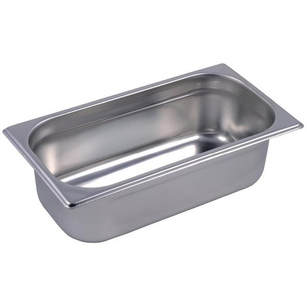Gastro M Edelstahl GN-Behälter 10cm GN1/3, verstärkte Kanten, GR711