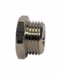 Riegler Reduziernippel - Serie value line, Gewinde G 1/8 außen, M5 innen, 115654, 4047322185264