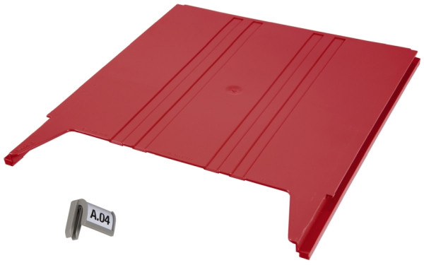 Eichner Wandsortierer "Flat" - Ablagefach, rot, 9218-05056-020