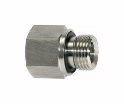 Riegler Lange Wechselreduzierung, mit zylindrischem Gewinde und Weichdichtung, 112303