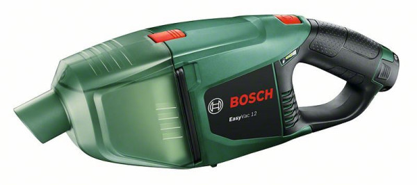 Bosch Akku-Handstaubsauger EasyVac 12, mit 1 x PBA 12V 2.5 Ah Akku, Ladegerät, 06033D0001