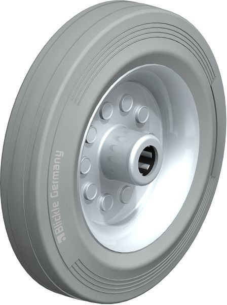 Blickle VE 200/20R-SG Rad aus Vollgummi, Grau, 278903