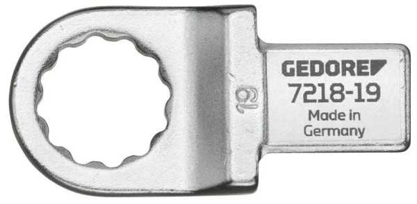 GEDORE Einsteckringschlüssel SE mit Stift-Sicherung 14x18, 21 mm, 7678910
