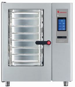 Eloma GENIUS MT 10-11 Heißluftdämpfer 400V / 17kW, Elektro, Linksanschlag, LED/Dreifach, autoclean, Multi-Öko, Zuluft, Tür elektrisch, EL1113025-2A