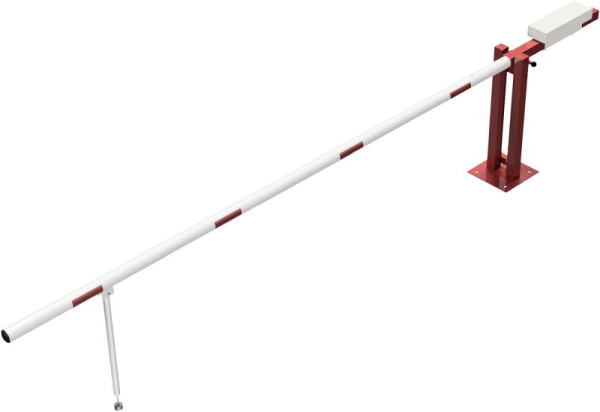 Schake Wegeschranke mit Gegengewicht und Pendelstütze, lichte Weite: 4000 mm, für Vorhangschloss, 411_41VPB