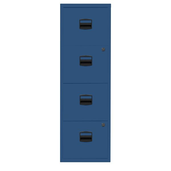 Bisley Home Hängeregistraturschrank PFA, 4 HR-Schubladen, 639 oxfordblau, PFA4F639