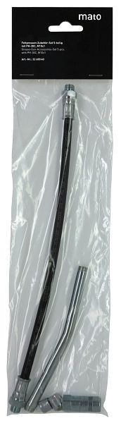 MATO Fettpressen-Zubehör-Set inkl. Hochdruck- Gummipanzerschlauch RH-30C, R1/8", 3260163