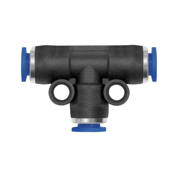 Riegler T-Steckverbindung »Blaue Serie« mini, reduzierend, Schlauch-Außen-Ø 4/3, 148880