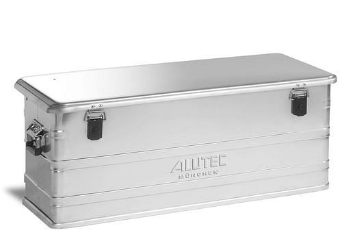 DENIOS Aluminiumbox Comfort, ohne Stapelecken, 140 Liter Volumen, 136689