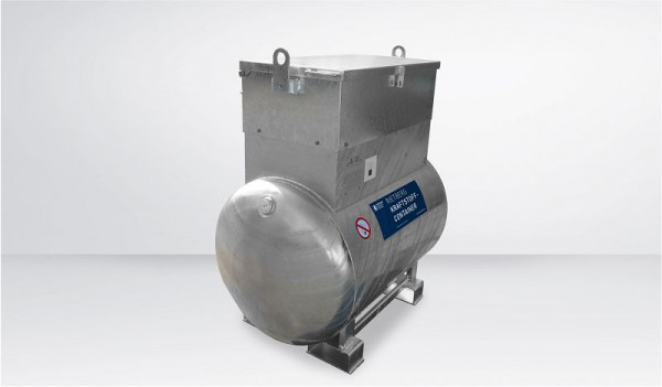 Seppeler Behälter Rietberg Kraftstoffcontainer KC-K 1000-230, LxBxH: 1440x1020x1700mm, 950 Liter, 318kg, 230 Volt, 300659