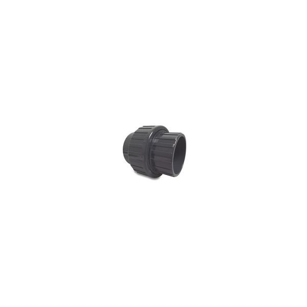 bevo PVC-U Verschraubung 50 mm Klebemuffe 16bar Grau 110075, 105931