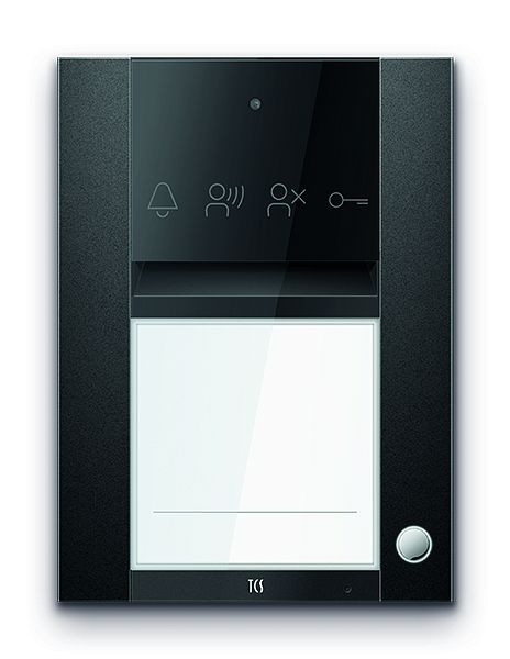 TCS Türkontrollsystem PES PRO Audio Außenstation 1T 1 Spalte AP RAL7016 anthrazitgrauu, ASA110101-0017