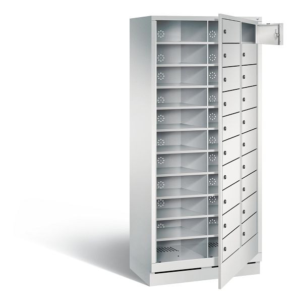 C+P Wäsche-Ausgabeschrank Evolo, H1800xB810xT500mm, Farbe: Lichtgrau, 48160-210 S10003