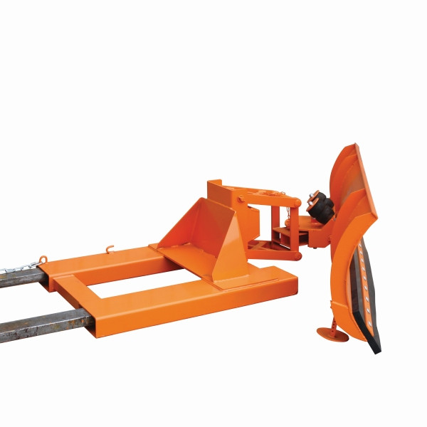 Eichinger Industrie Schneepflug mit Niveauausgleich, Einfahrtasche unten Schildbreite 1800 mm reinorange, gummi, 20730200000001