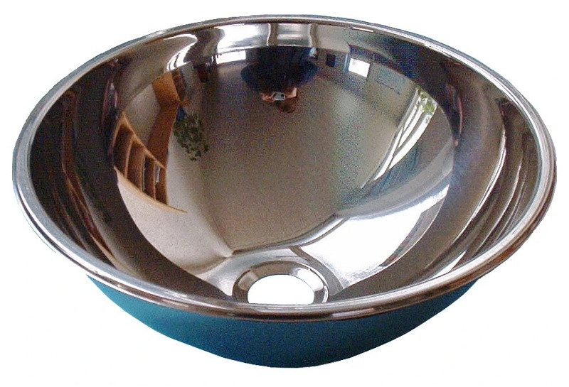 DREILICH Edelstahlverarbeitung Waschbecken Neptun II 400/ Oberfläche innen poliert, 3502180015