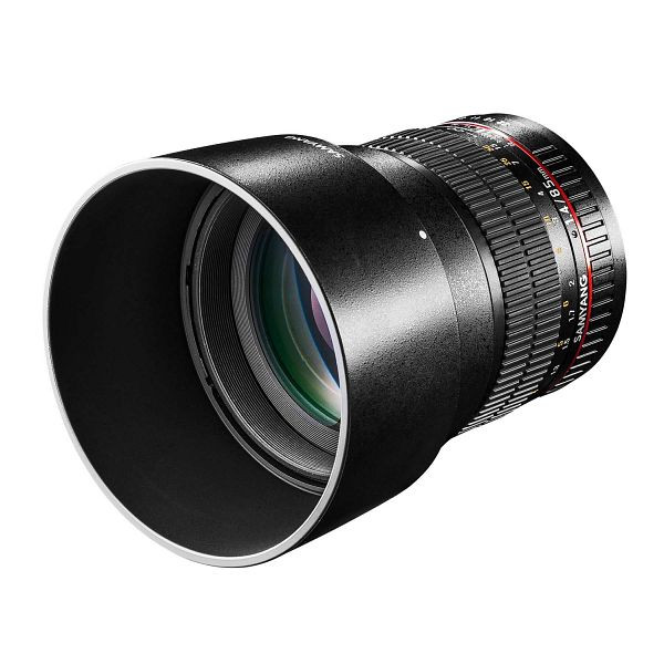 Samyang MF 85mm F1,4 AS IF UMC Porträt Objektiv, kompatibel mit Canon EF Mount, manueller Fokus Festbrennweite APS-C, 1021550