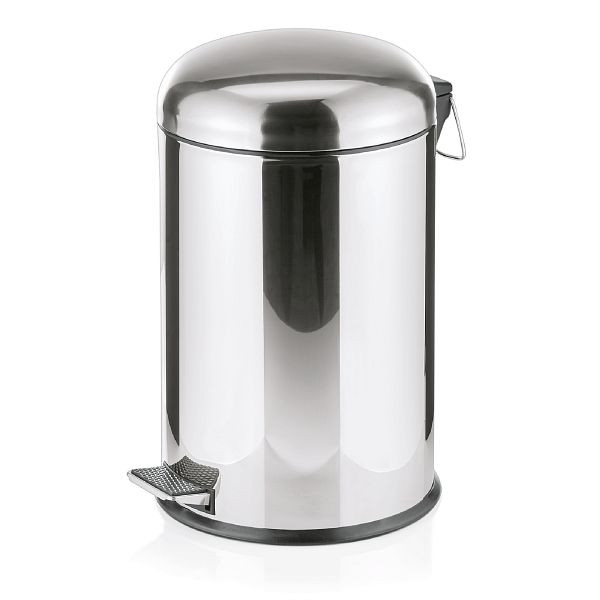 WAS Treteimer mit Fußpedal, 20 Liter, Edelstahl, 1121200