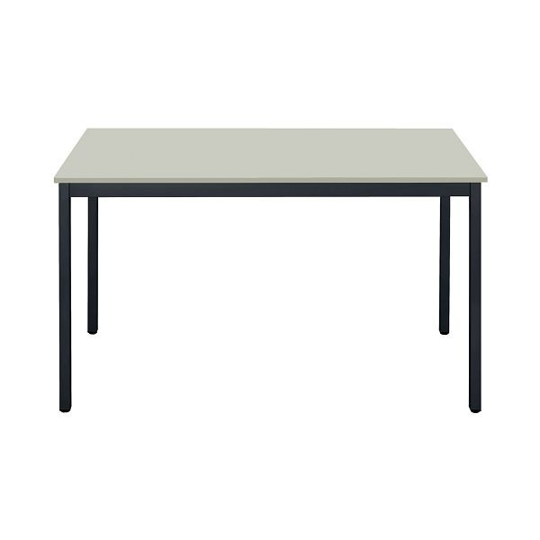 Bisley Mehrzwecktisch, Breite 1600 mm, Tiefe 800 mm, 25mm Tischstärke, 333 schwarz x G grau, MTC251608G333