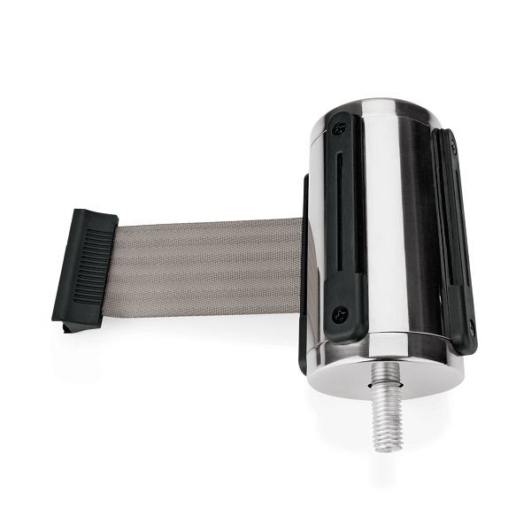 WAS Einzelgurtband für Abgrenzungspfosten Highflex, 1114 100 & 535, grau, 3 m, 1114534