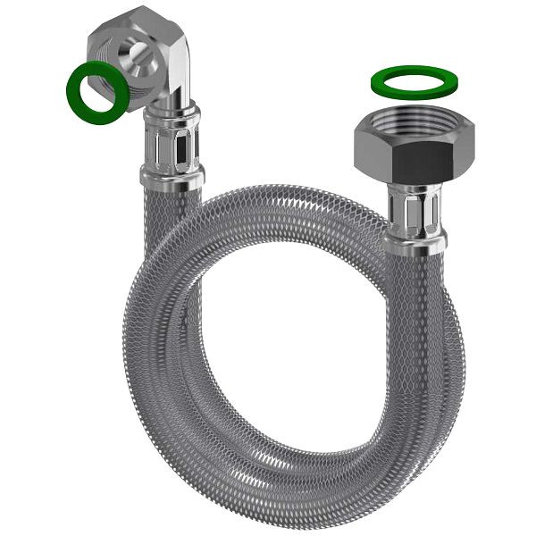 KWC Schlauch, G3/4xG1/2, 1000mm, DN10, L-Form, 2000105648
