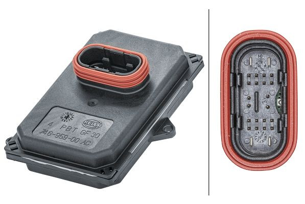 HELLA Steuergerät, Hauptscheinwerfer - 12V - Xenon - für Abbiegelicht - Einbauposition: beidseitig, 5DF 010 114-731