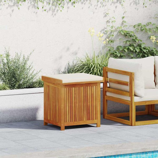 vidaXL Outdoor-Kissenbox 60x50x61 cm Massivholz Akazie, 4106473