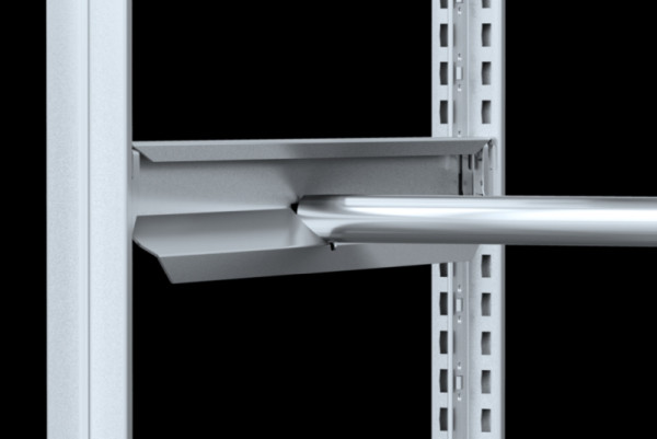 BITO Kleiderstangen-Set für Fachbodenregale 424x1300 verzinkt, 55228