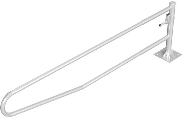 Schake Gatterschranke drehbar 3,50m mit Dreikantverschluss, Drehpfosten: Ø 102mm, Schrankenarm: Ø 60mm, zum Aufdübeln, feuerverzinkt, 413_351FP