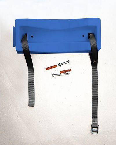 DENIOS Gasflaschen-Wandhalter WH 1-P universal aus PE, für 1 Flasche (max. Ø 320 mm), 240854