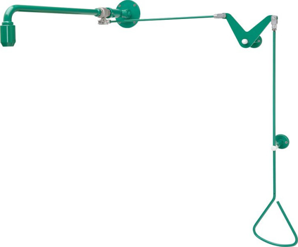 KWC Notdusche, Zugstange, Türbereich, grün, Wasser aus Wand, 2030019057