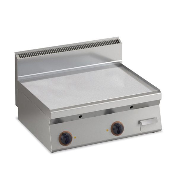 KBS Elektro Grillplatte glatt aus Edelstahl Fläche 996x555mm 2 Heizzone Tischgerät, 10212317
