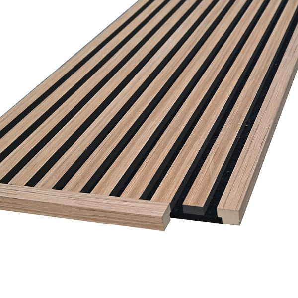 HOME DELUXE Abschlussleiste für Akustikpaneel ENDO Oiled Oak - 80 cm, VE: 2 Stück, 73441