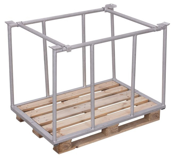 VARIOfit Palettenaufsatz Typ 75, verzinkt, Innenmaße: 1.200 x 935 mm, Nutzhöhe: 755 mm, vpa-100.011
