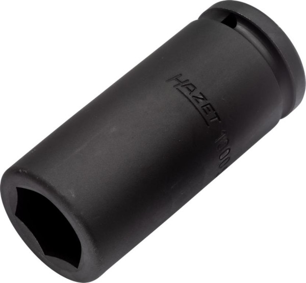 Hazet Schlag-, Maschinenschrauber Steckschlüsseleinsatz, Sechskant, Vierkant hohl 20 mm, Außen-Sechskant Profil, 27 mm, lang, 1000SLG-27