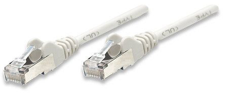 INTELLINET Netzwerkkabel, Cat5e, SF/UTP, CCA, RJ45-Stecker/RJ45-Stecker, 7,5 m, grau, 330671