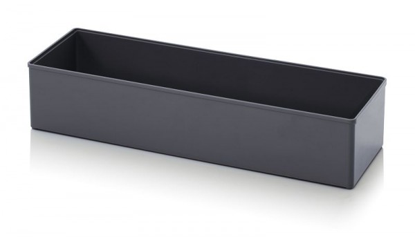 Auer Einsatzkästen für Sortimentsboxen, 31,2 x 10,4 x 6,3 cm, Anthrazitgrau, SB E 26-7016