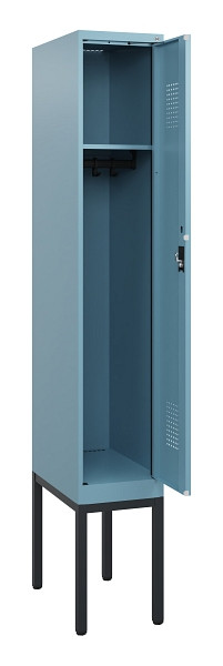 C+P Spind Evolo PLUS, Gestell, 1 Abteil, 1950x300x500mm, 0010/0010, Zylinderschloss, 0490305-10 S10048