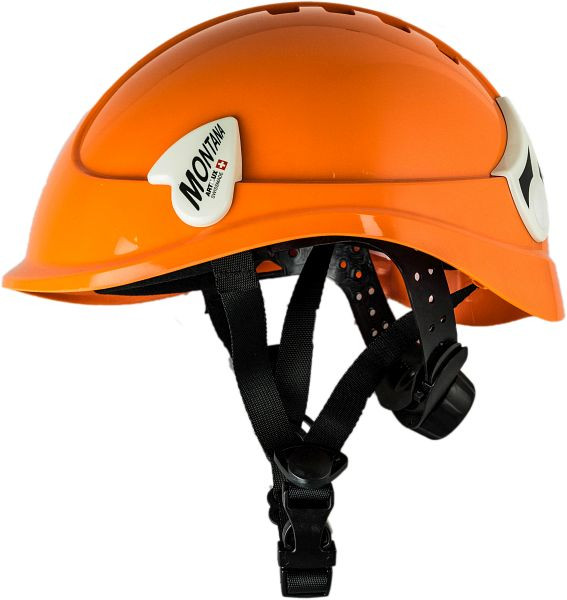 Artilux Montana II Roto K, orange, Schutzhelm mit Drehknopf und Kinnbänderung, VE: 20 Stück, 23062