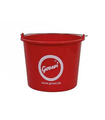Growi Tränkeeimer 12 Liter, rot, Lebensmittelecht, 10062990
