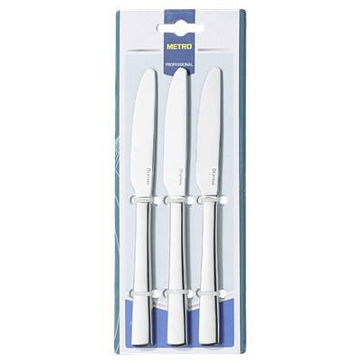METRO PROFESSIONAL Buttermesser Larissa - Chromstahl 13/0, 12 Stück, 11789.5
